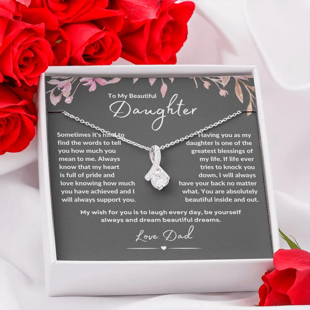 To My Beautiful Daughter Your Alluring Beauty