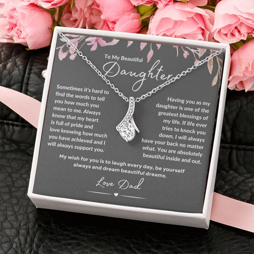 To My Beautiful Daughter Your Alluring Beauty