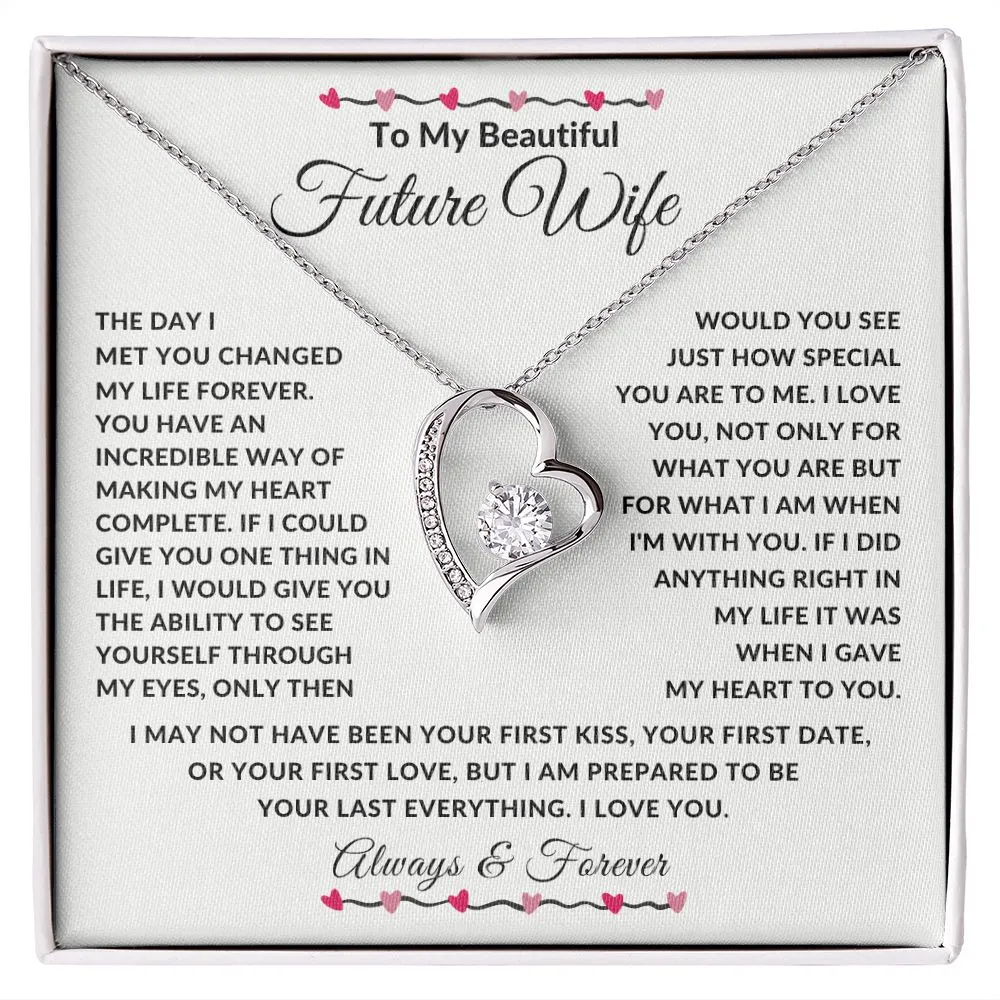 To My Beautiful Future Wife The Day We Met Red