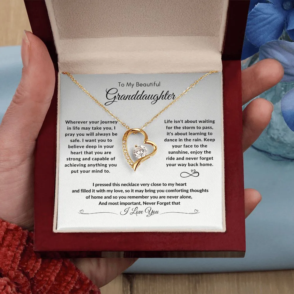 To My Beautiful Granddaughter Your Journey In Life