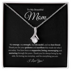 To My Beautiful Mom | Alluring Beauty Necklace