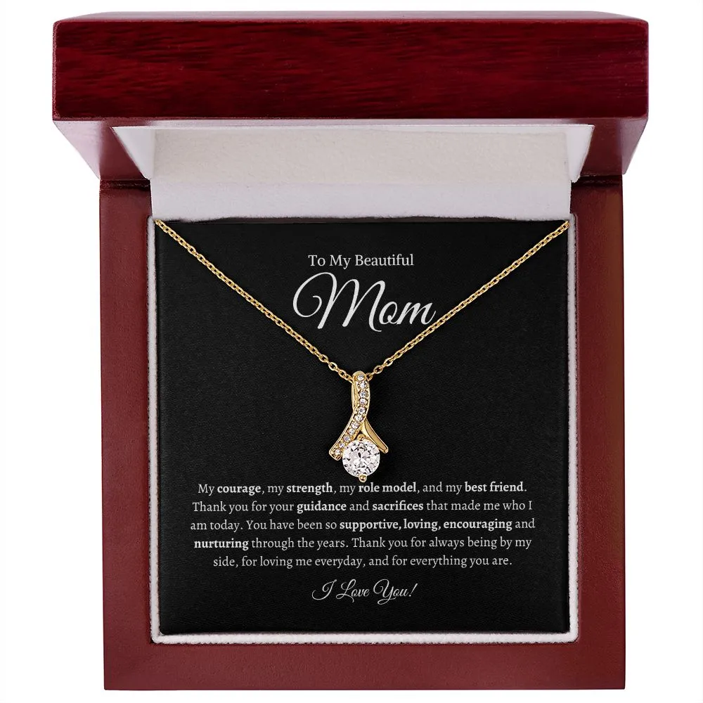 To My Beautiful Mom | Alluring Beauty Necklace