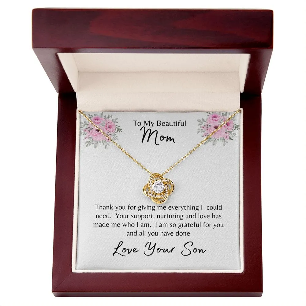 To My Beautiful Mom l Love Your Son