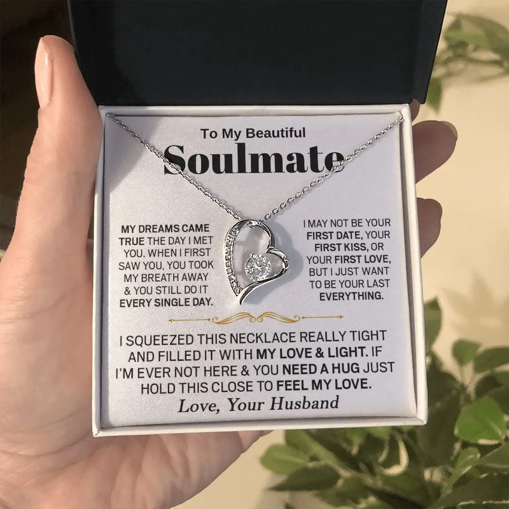 To My Beautiful Soulmate - Forever Love Necklace