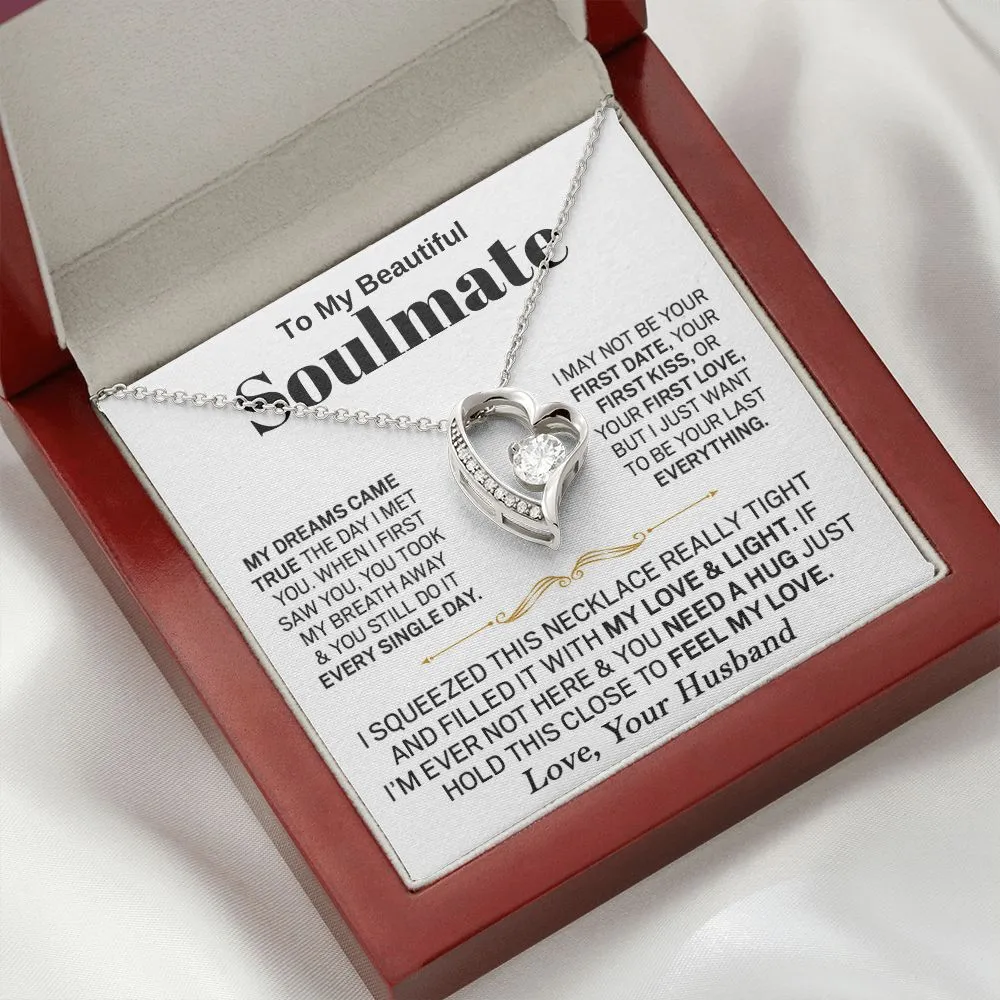 To My Beautiful Soulmate - Forever Love Necklace