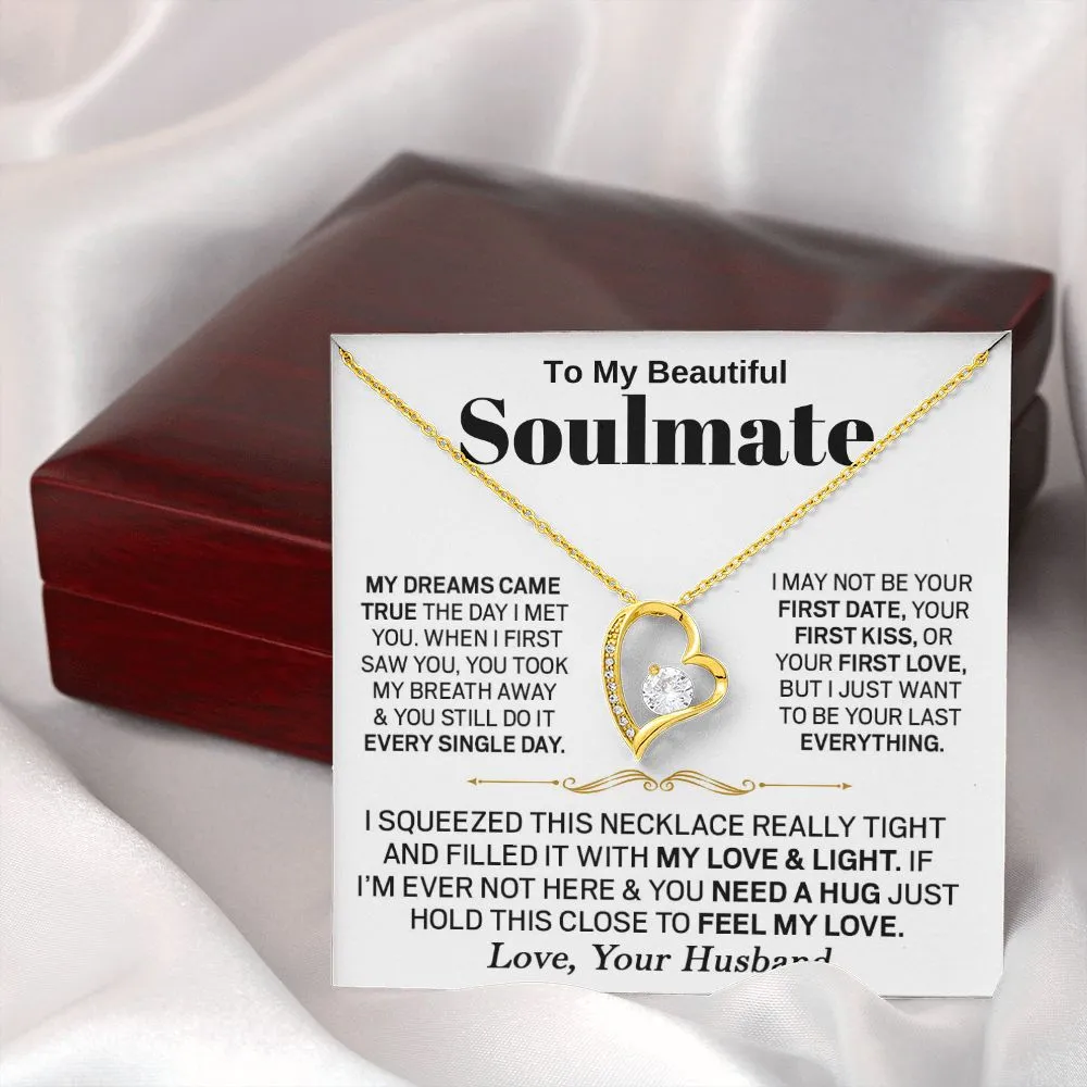 To My Beautiful Soulmate - Forever Love Necklace