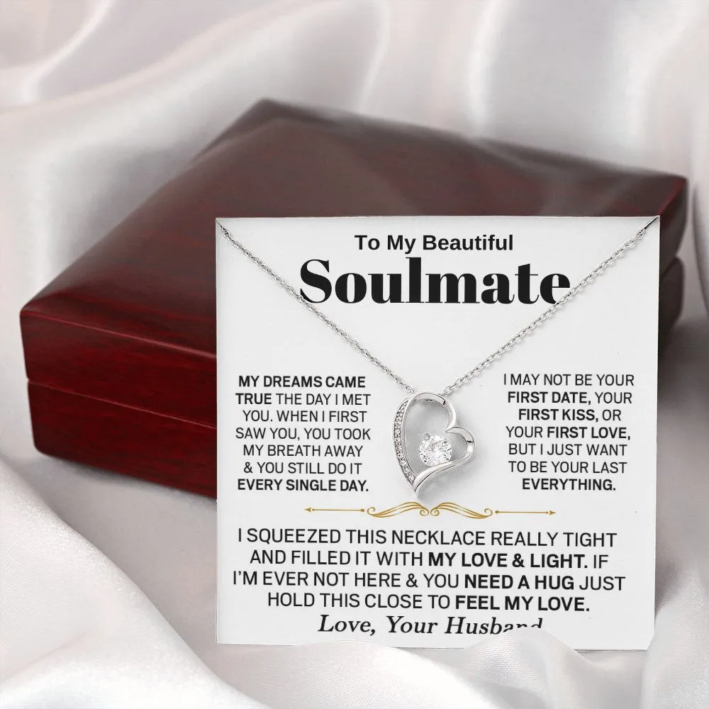 To My Beautiful Soulmate - Forever Love Necklace