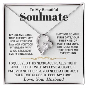 To My Beautiful Soulmate - Forever Love Necklace
