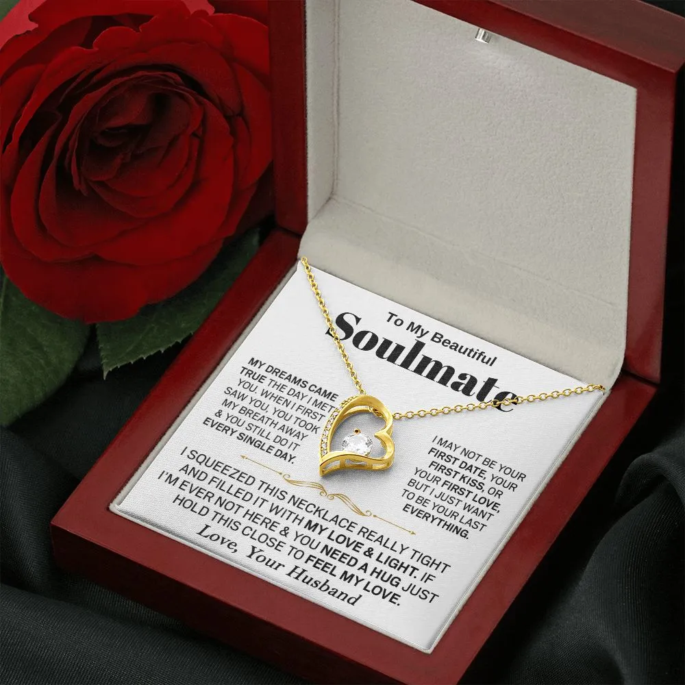 To My Beautiful Soulmate - Forever Love Necklace