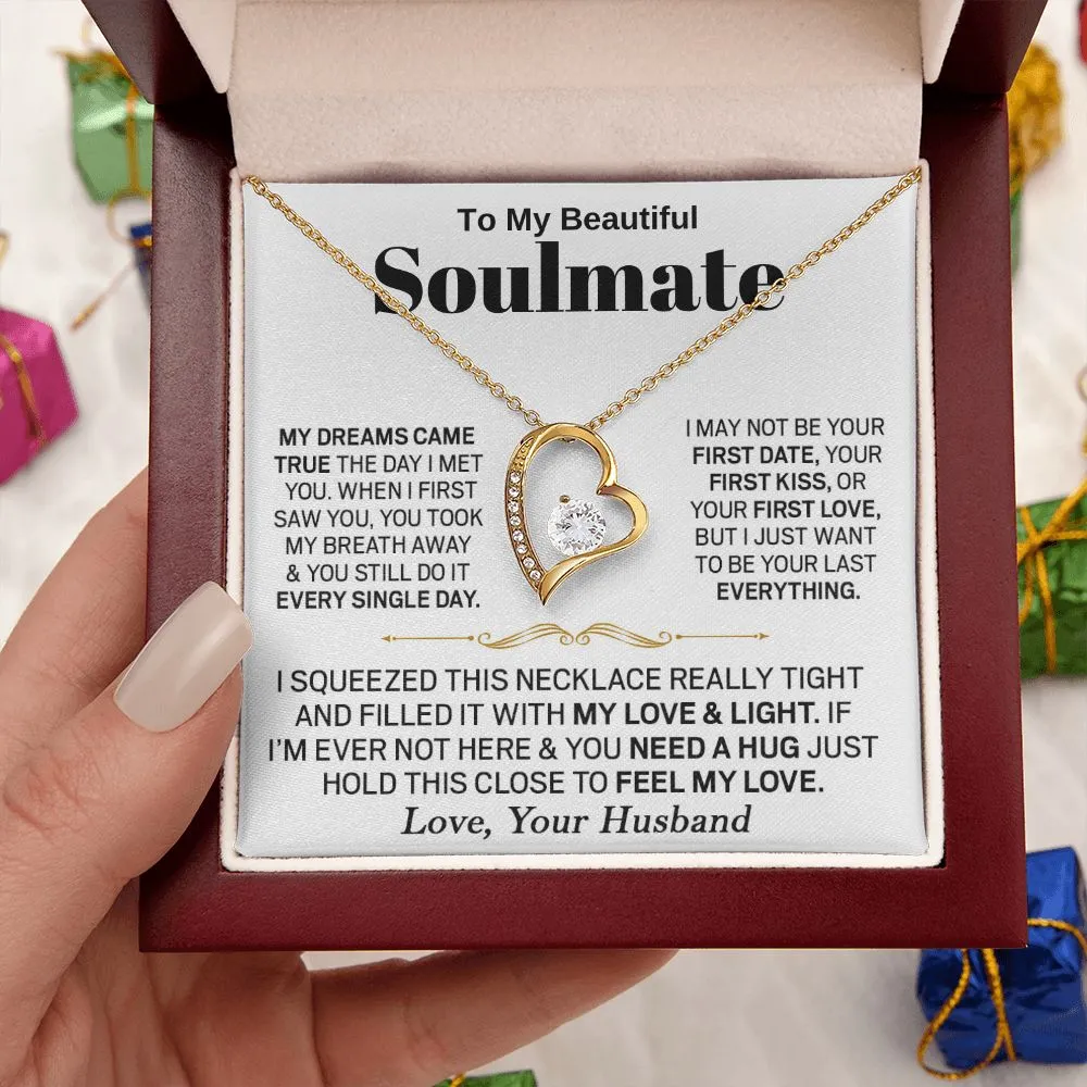 To My Beautiful Soulmate - Forever Love Necklace
