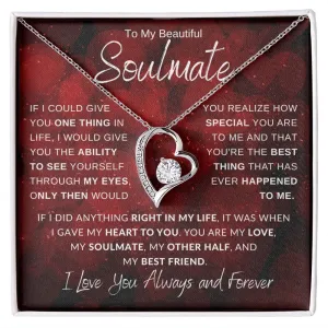 To My Beautiful Soulmate If I Could Give You One Thing Hearts
