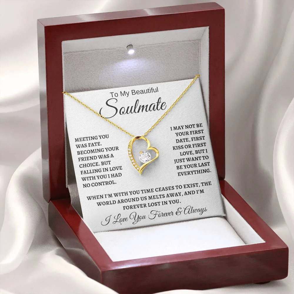 To My Beautiful Soulmate | Want To Be Your Last Everything | Forever Love Necklace ❤️