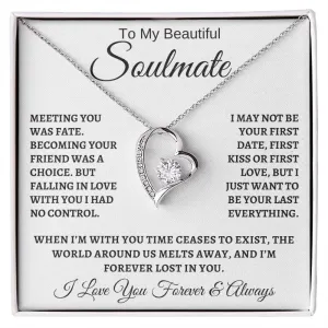 To My Beautiful Soulmate | Want To Be Your Last Everything | Forever Love Necklace ❤️