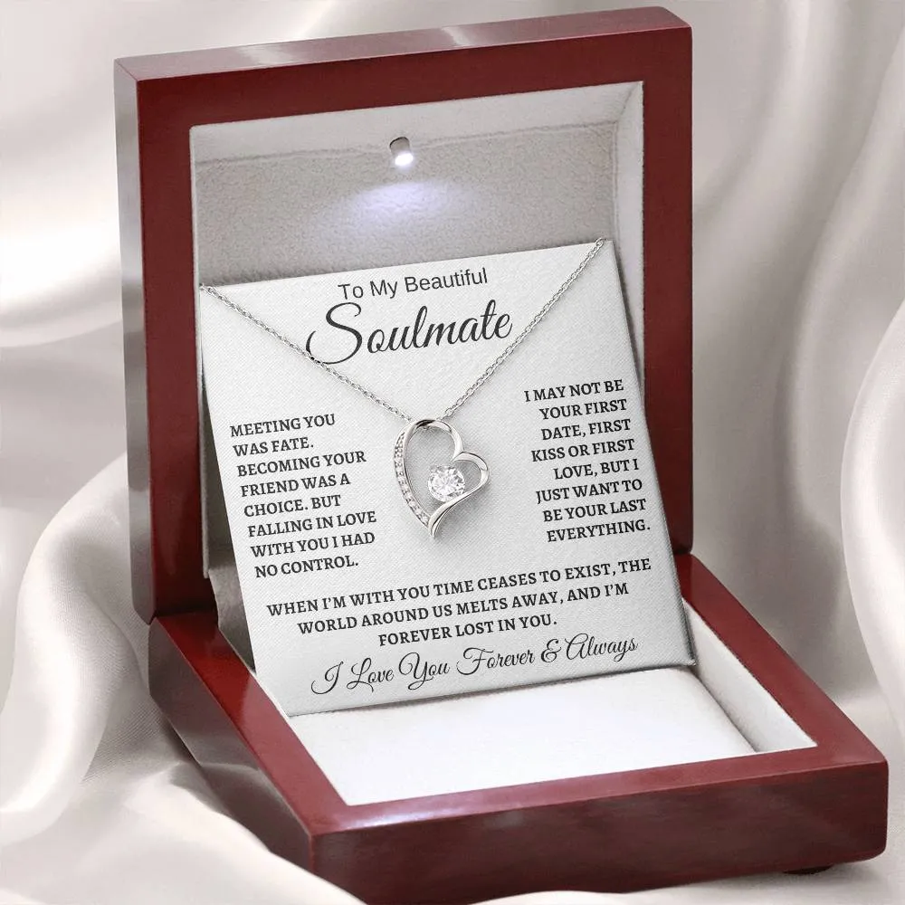 To My Beautiful Soulmate | Want To Be Your Last Everything | Forever Love Necklace ❤️