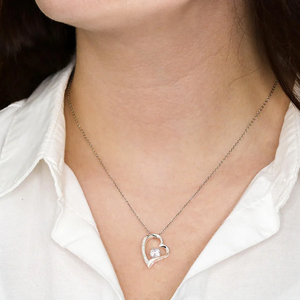 To My Beautiful Wife - Forever Love Necklace