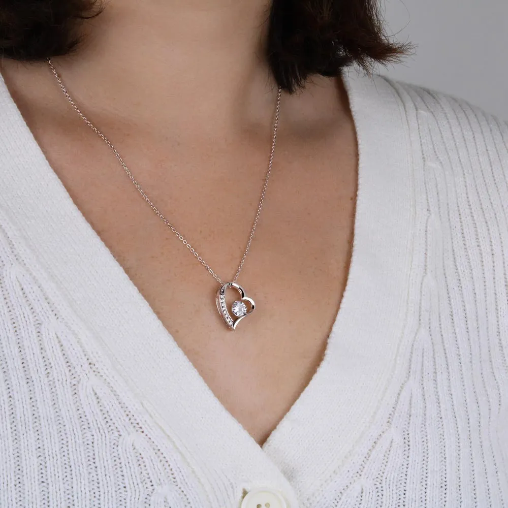 To My Beautiful Wife - Forever Love Necklace