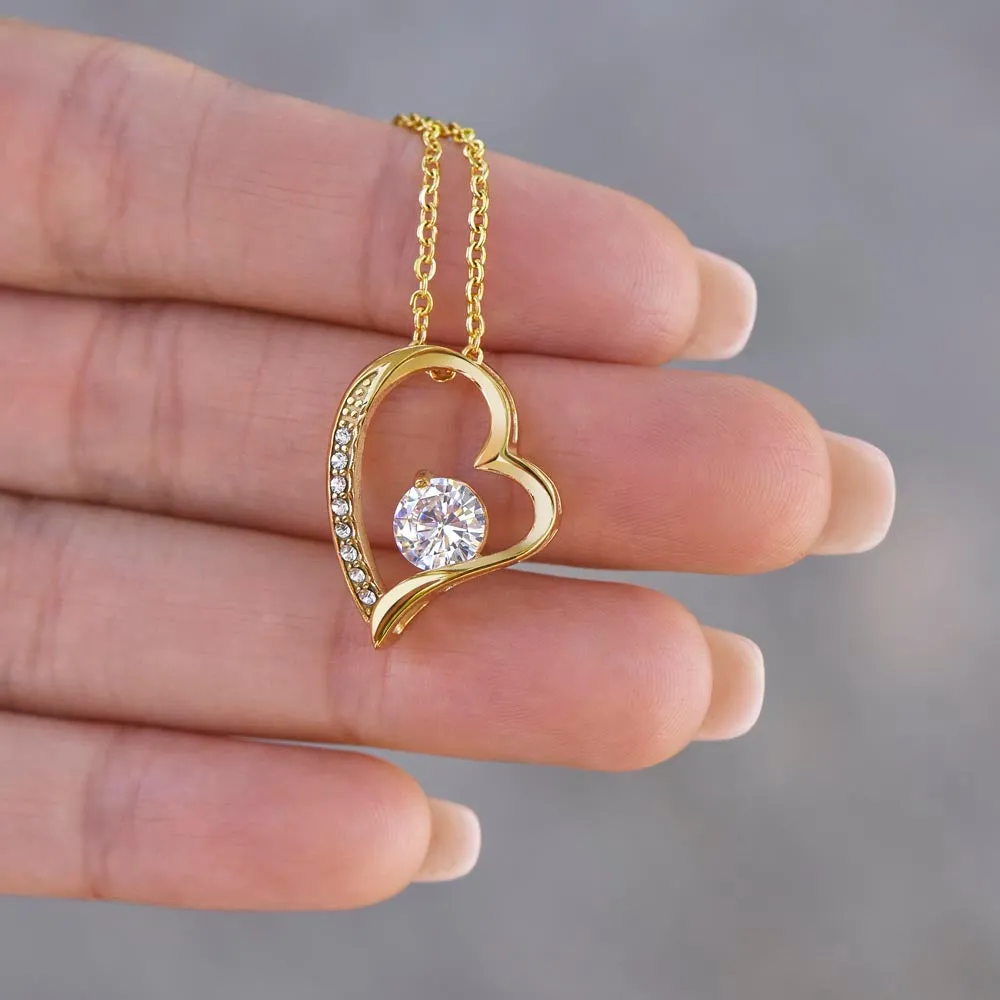 To My Beautiful Wife - Forever Love Necklace