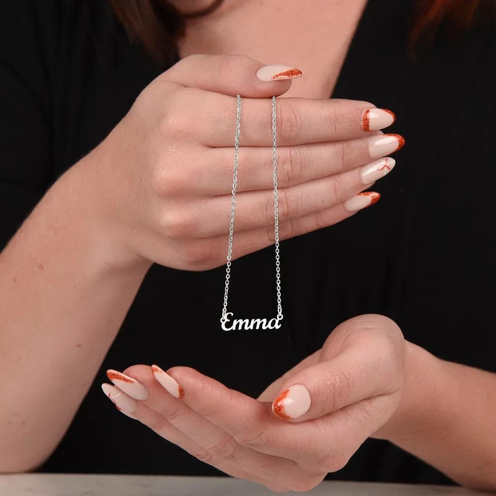 To My Bestie-Name Necklace