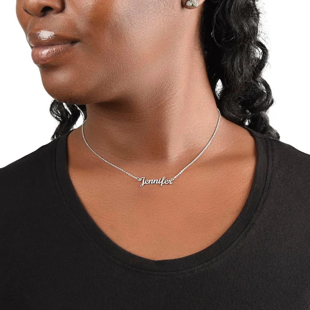 To My Bestie-Name Necklace