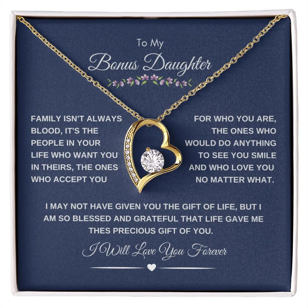 To My Bonus Daughter Family Isn't Always Blood