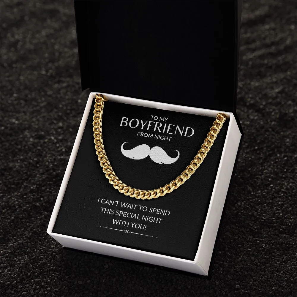 To My Boyfriend | Prom Night - Men's Cuban Link Necklace