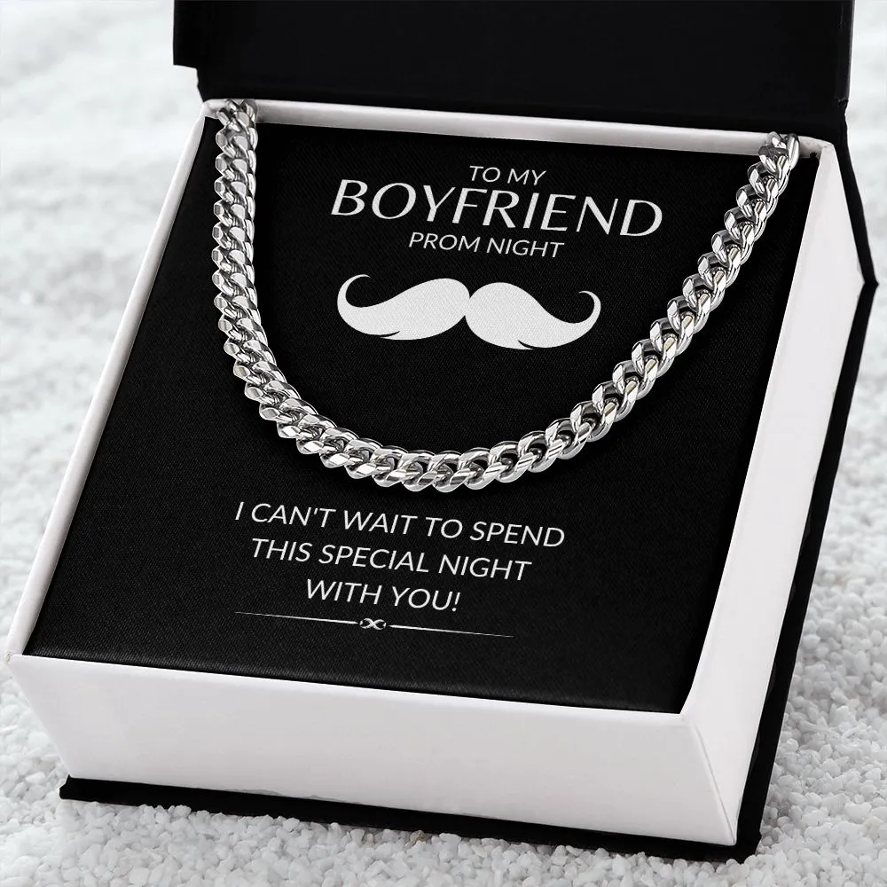 To My Boyfriend | Prom Night - Men's Cuban Link Necklace