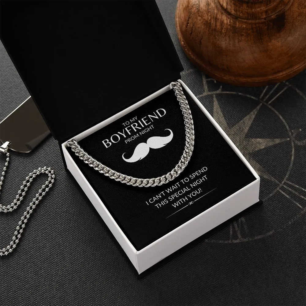 To My Boyfriend | Prom Night - Men's Cuban Link Necklace