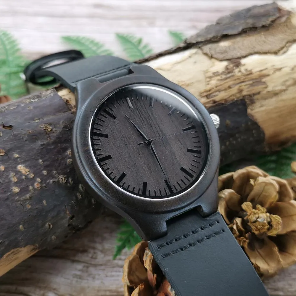 To My Dad - I Love You  - Wooden Watch