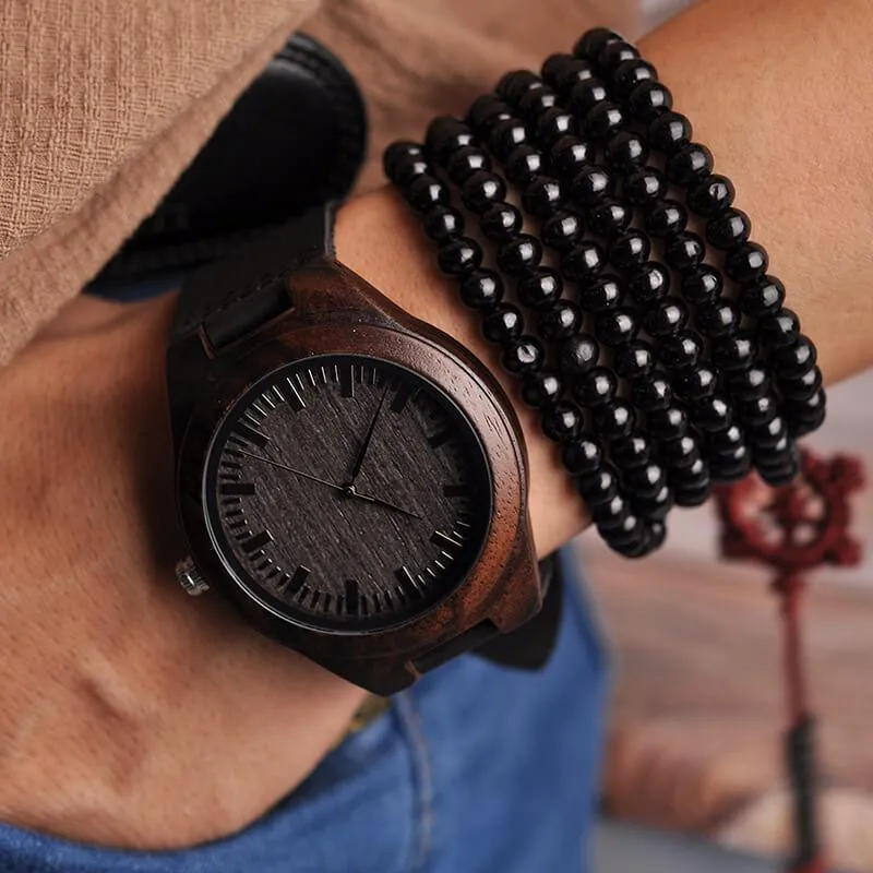 To My Dad - I Love You  - Wooden Watch