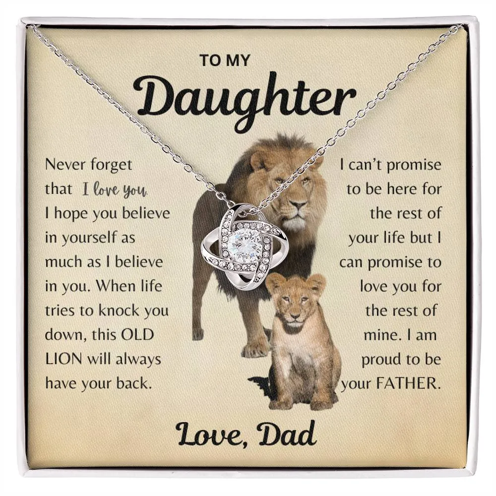 To My Daughter - Infinity Knot Always Have Your Back