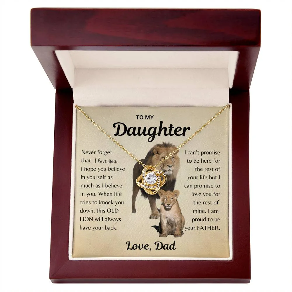 To My Daughter - Infinity Knot Always Have Your Back
