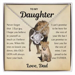 To My Daughter - Infinity Knot Always Have Your Back