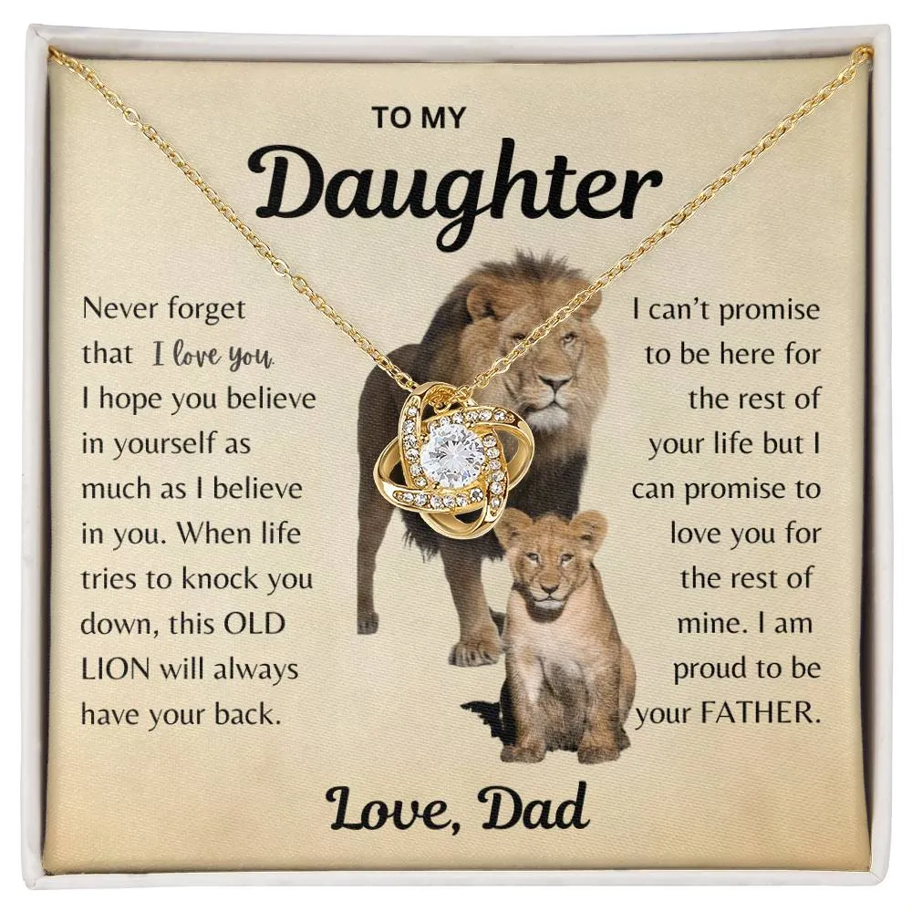 To My Daughter - Infinity Knot Always Have Your Back