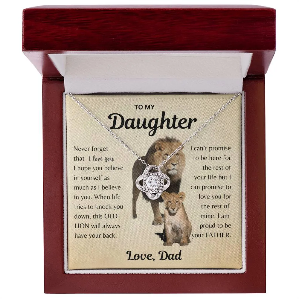 To My Daughter - Infinity Knot Always Have Your Back