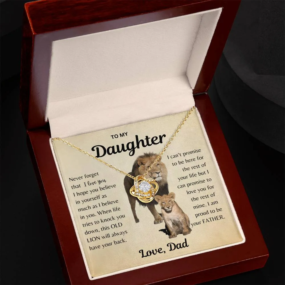 To My Daughter - Infinity Knot Always Have Your Back