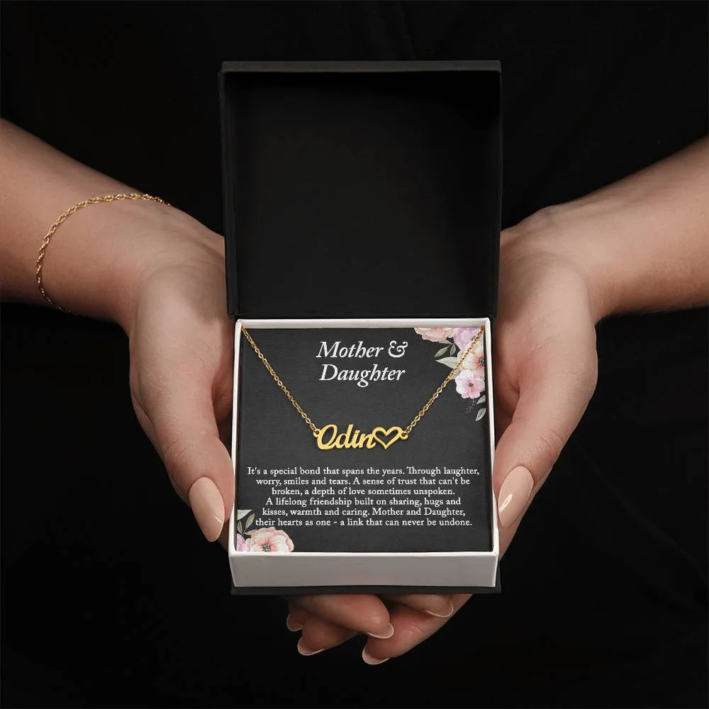 To My Daughter Necklace, Personalized Mother Daughter Gifts, Daughter Necklace, Daughter Gift