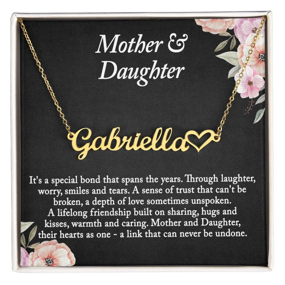 To My Daughter Necklace, Personalized Mother Daughter Gifts, Daughter Necklace, Daughter Gift