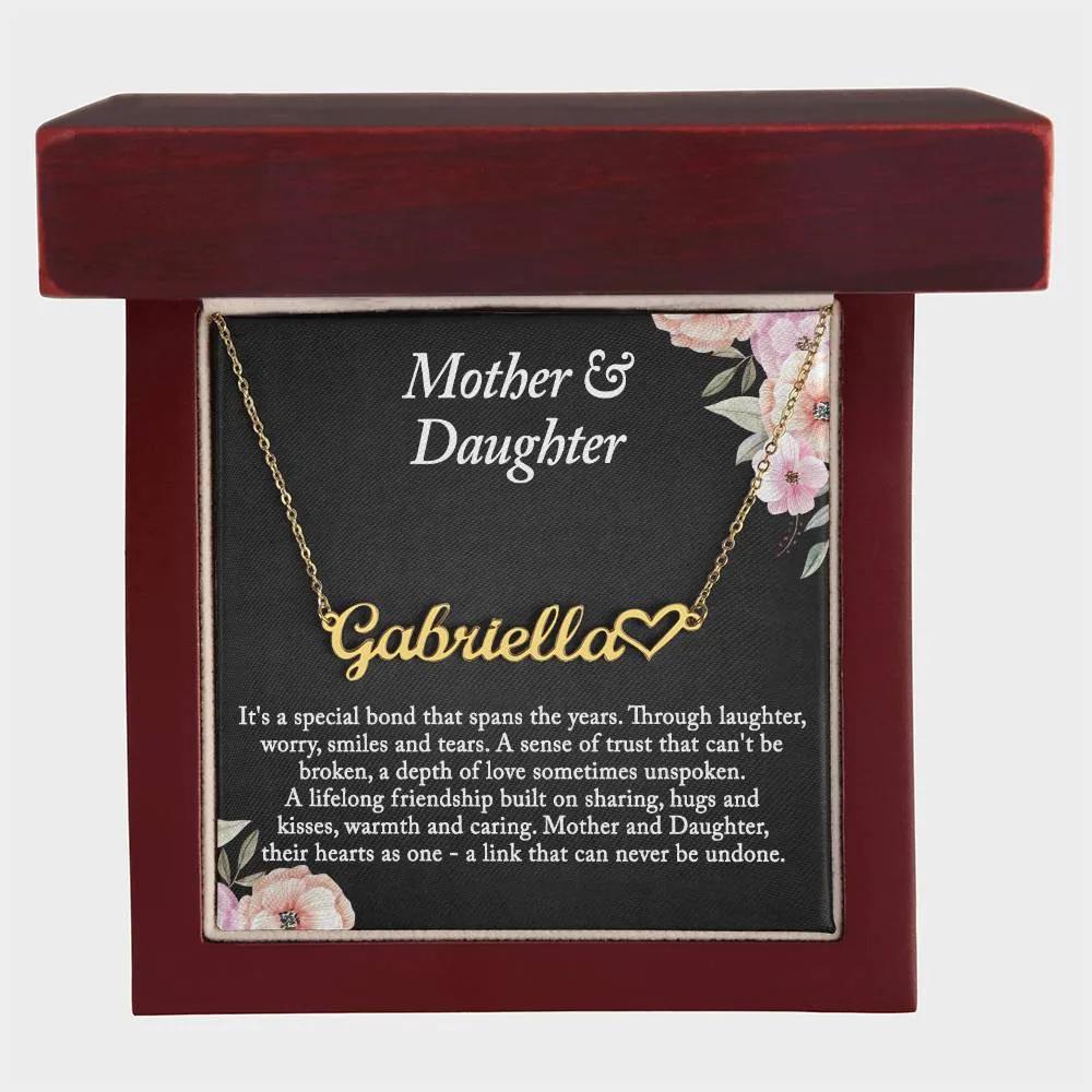 To My Daughter Necklace, Personalized Mother Daughter Gifts, Daughter Necklace, Daughter Gift