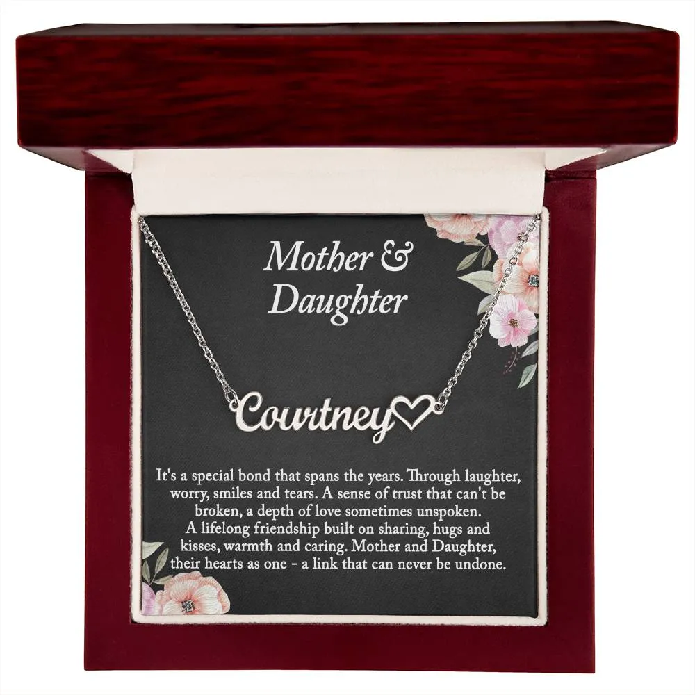To My Daughter Necklace, Personalized Mother Daughter Gifts, Daughter Necklace, Daughter Gift