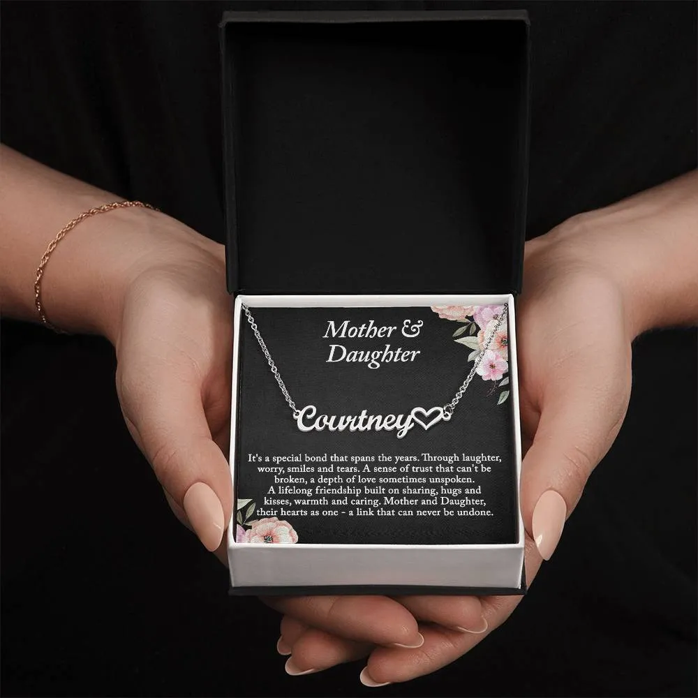To My Daughter Necklace, Personalized Mother Daughter Gifts, Daughter Necklace, Daughter Gift