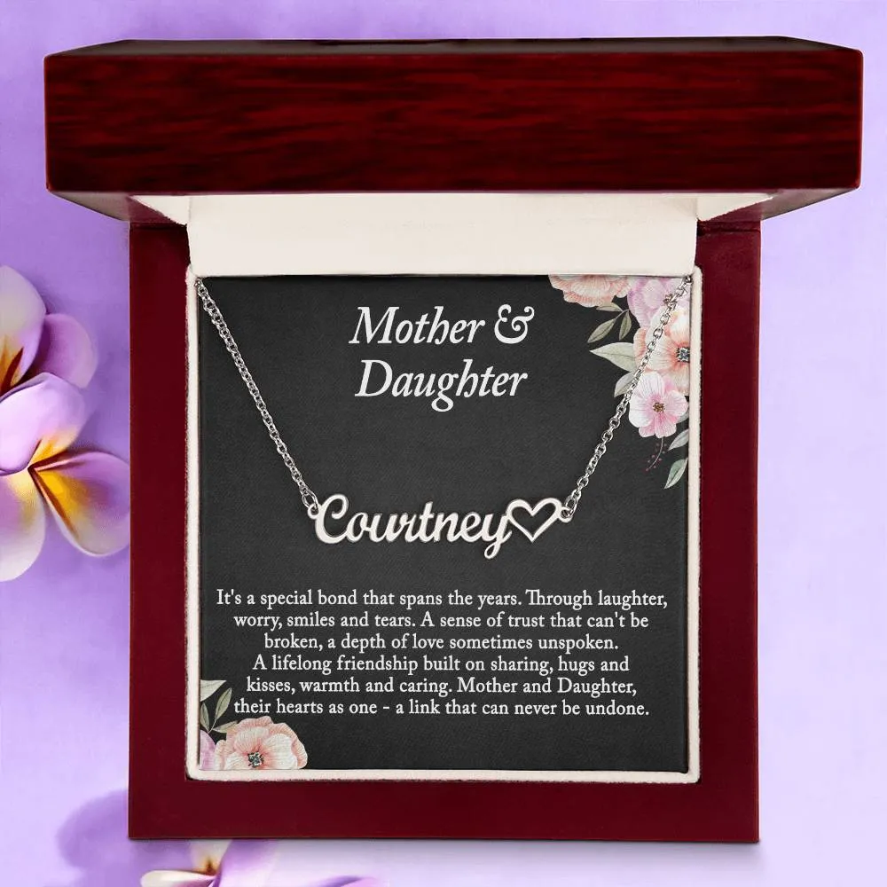 To My Daughter Necklace, Personalized Mother Daughter Gifts, Daughter Necklace, Daughter Gift