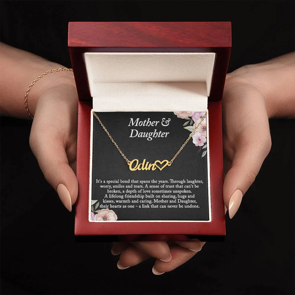 To My Daughter Necklace, Personalized Mother Daughter Gifts, Daughter Necklace, Daughter Gift