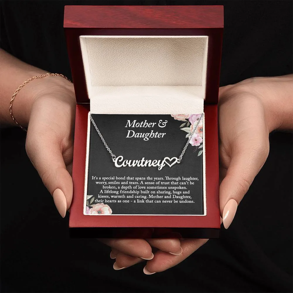 To My Daughter Necklace, Personalized Mother Daughter Gifts, Daughter Necklace, Daughter Gift