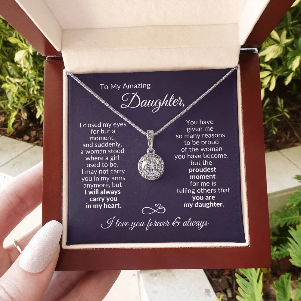 To My Daughter | Proudest Moment | Eternal Hope Necklace