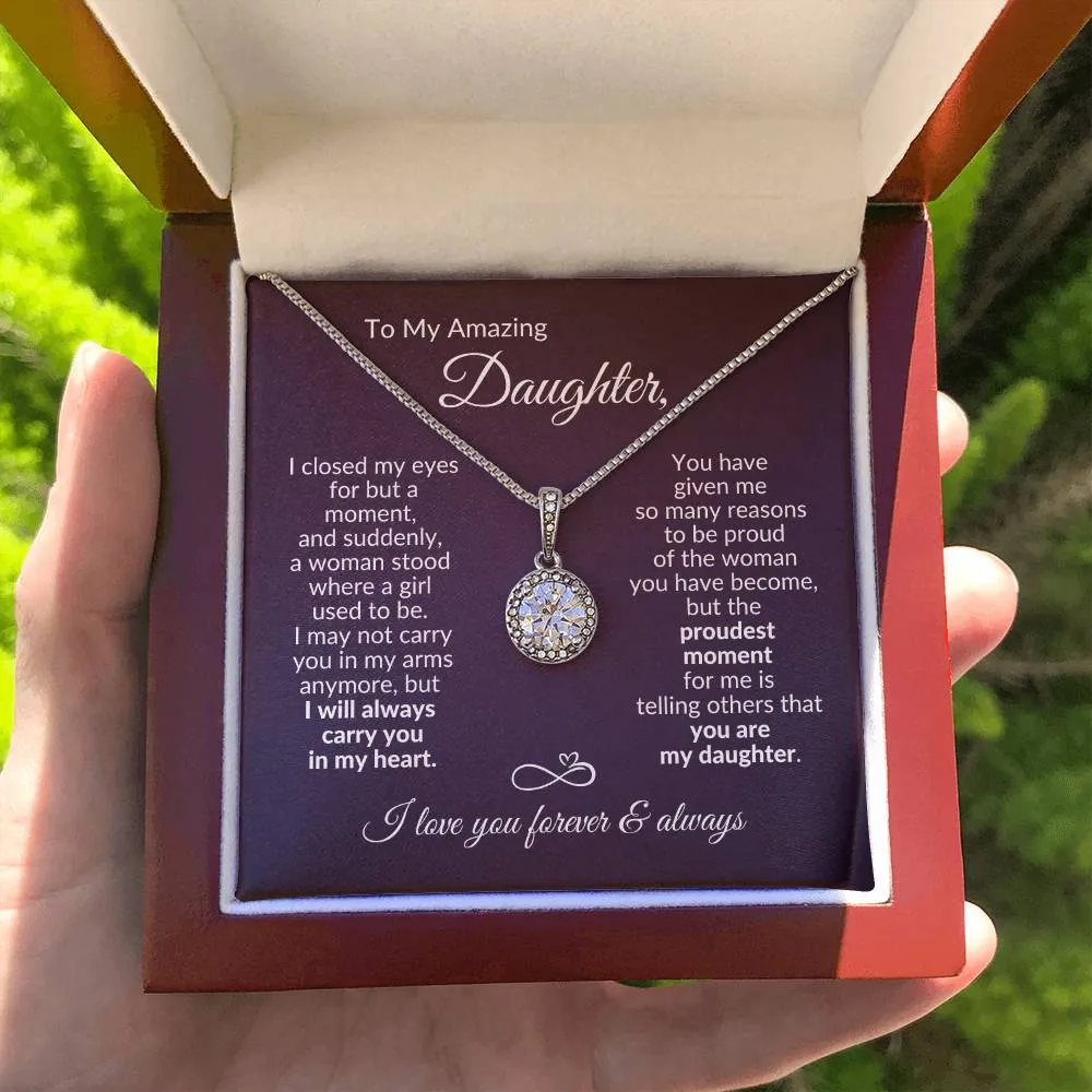 To My Daughter | Proudest Moment | Eternal Hope Necklace