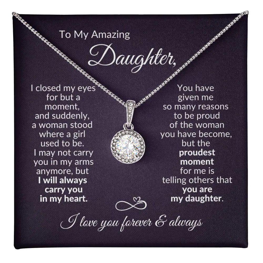 To My Daughter | Proudest Moment | Eternal Hope Necklace
