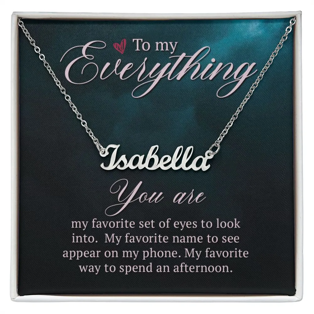 To my everything