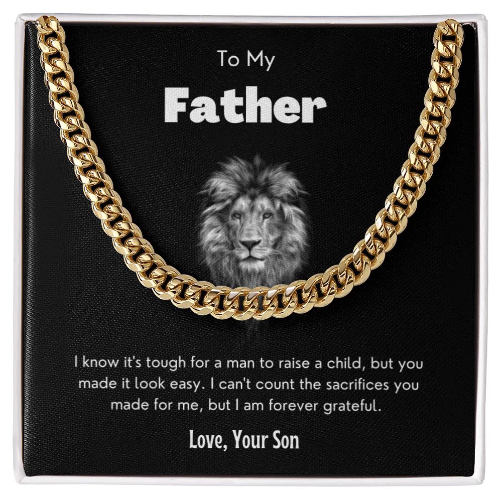 To My Father - Cuban link