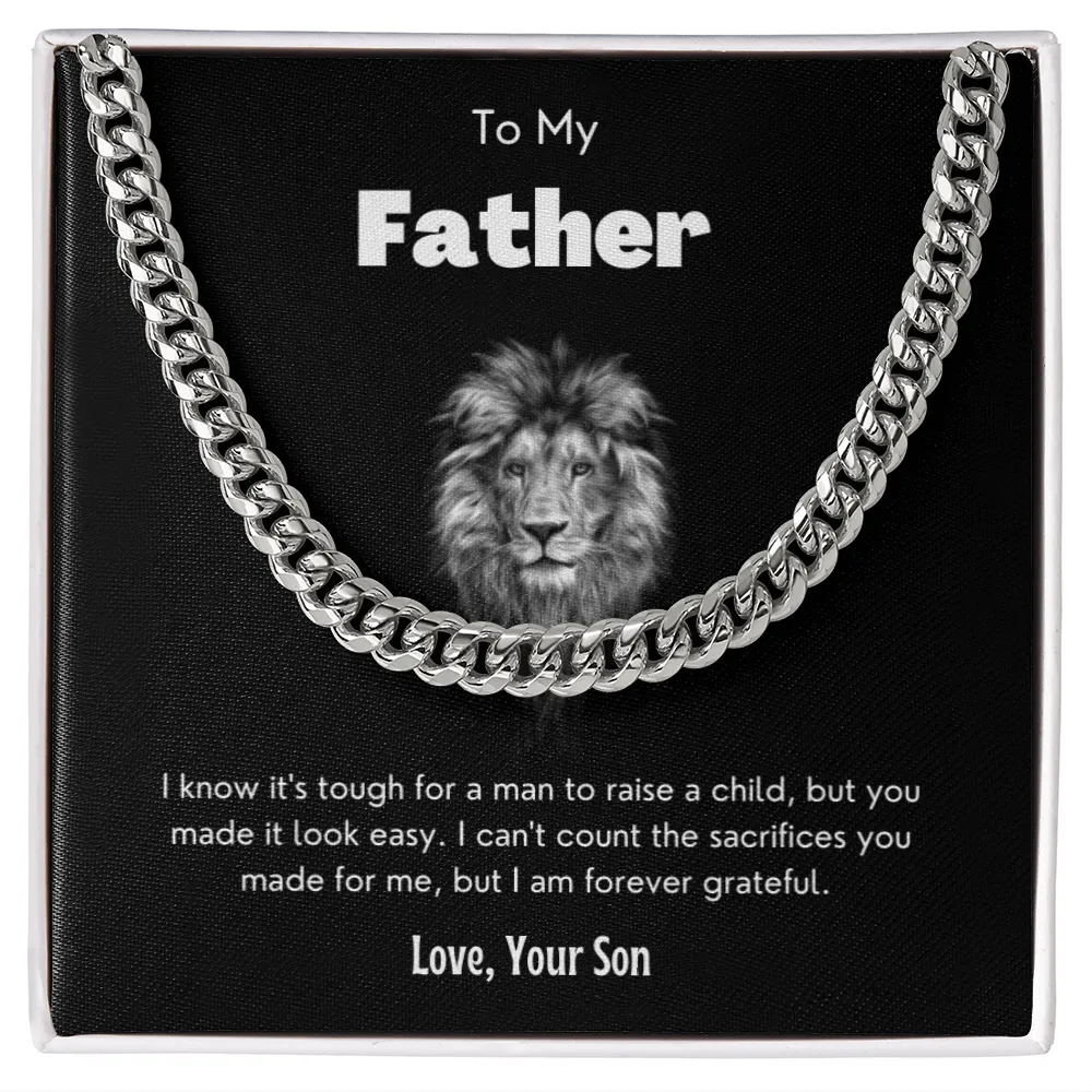 To My Father - Cuban link