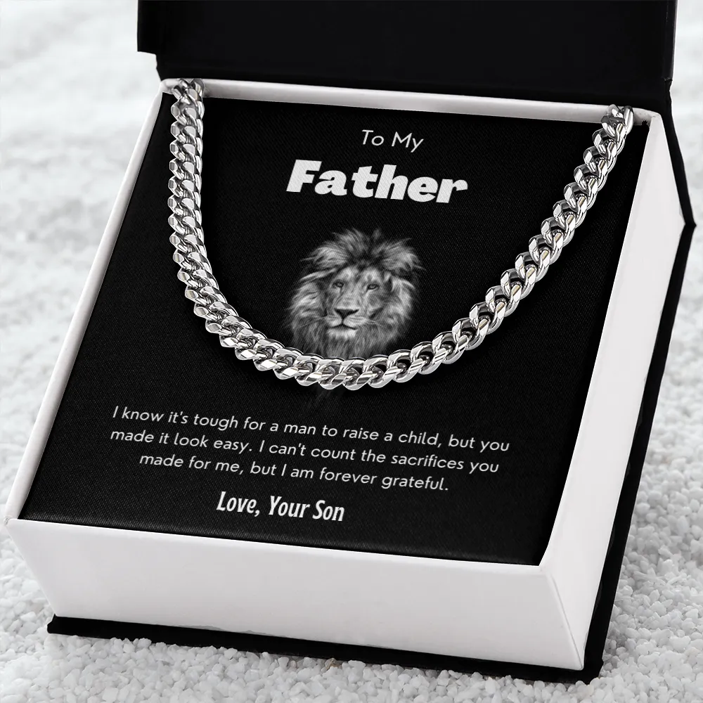 To My Father - Cuban link